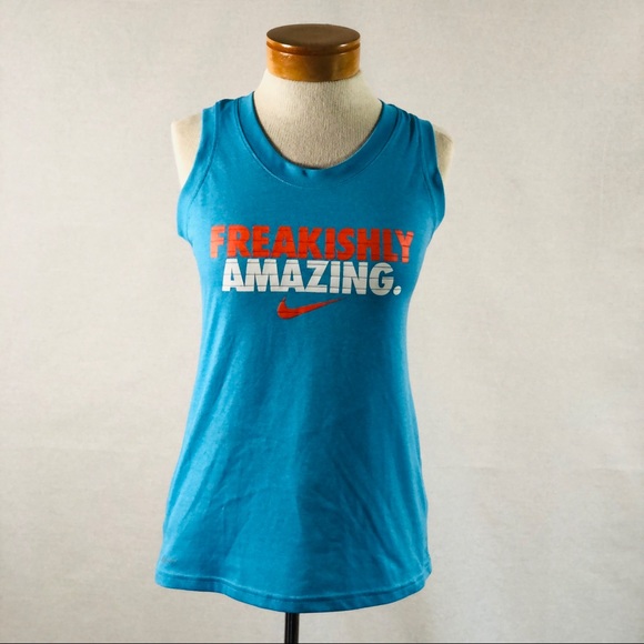 Nike Dri-Fit “ Freakishly Amazing” Tank Top Size Small - Picture 8 of 8